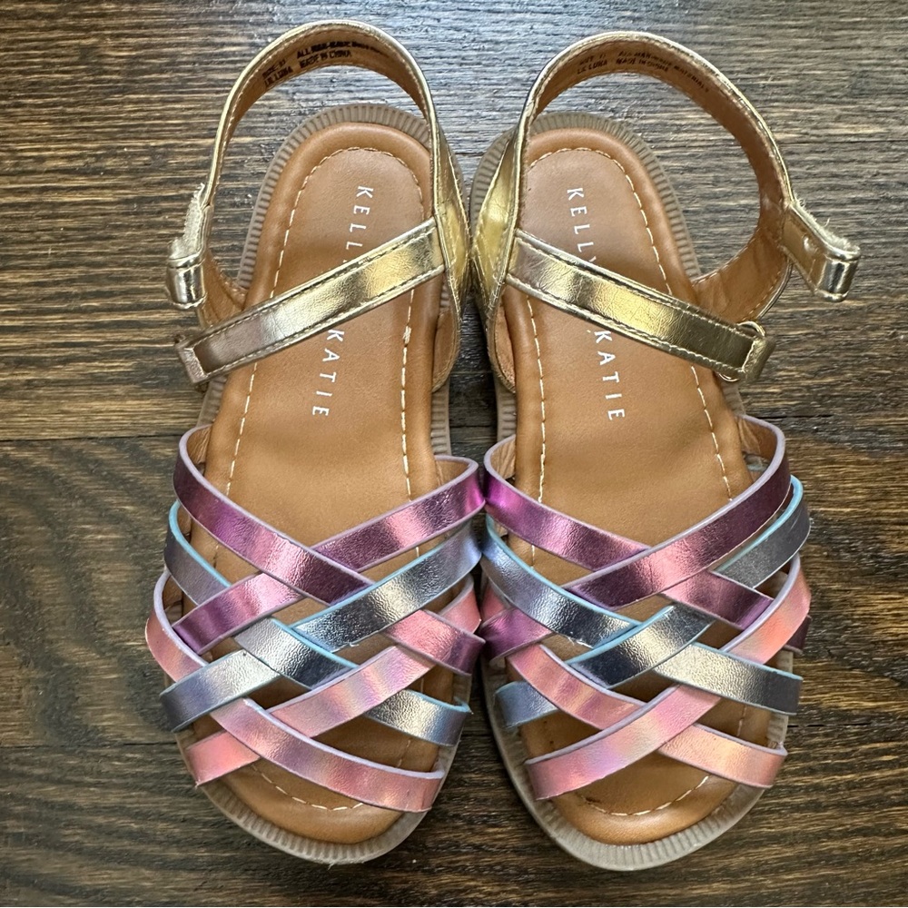 Kelly & Katie Kids' Lil Luna Gladiator Sandals - Size 11.5